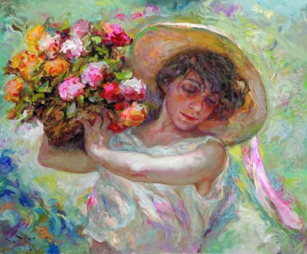 Jose Royo Paseo En El Campo Painting