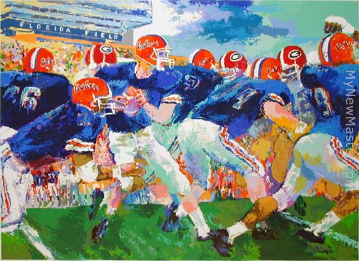 leroy neiman Florida Gators Painting