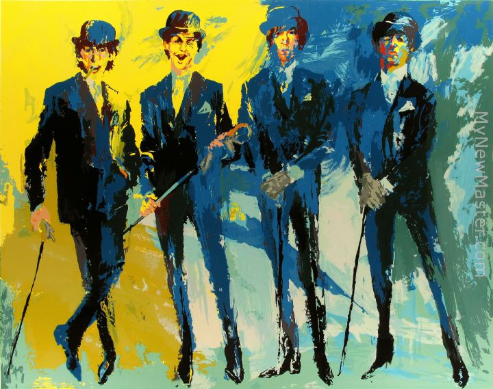 leroy neiman The Beatles Painting